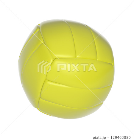 volleyball ball isolated on white 129463880