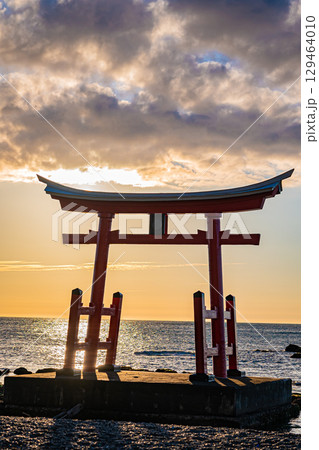 北海道 初山別村 金比羅神社の風景 北海道 初山別村 金比羅神社の風景 129464010