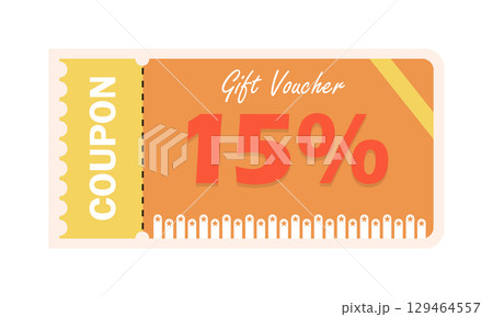15% Discount Coupon Gift Voucher Promo 129464557