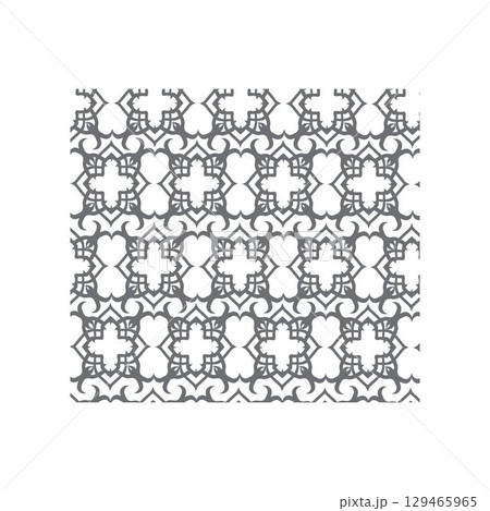 mandala flower And seamless pattern luxury vector seamless pattern 129465965
