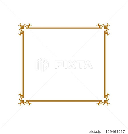 Islamic rectangle and Luxury Corner Golden Rectangle Certificate Border Pattern Line Photo Frame Islamic Wedding Invitation Background Vector Islamic rectangle and Luxury Corner Golden Rectangle Certificate Border Pattern Line Photo Frame Islamic Wedding Invitation Background Vector 129465967