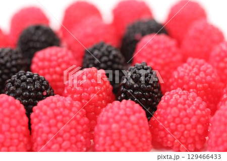 Edible sweet red and black marmalade. Edible sweet red and black marmalade. 129466433