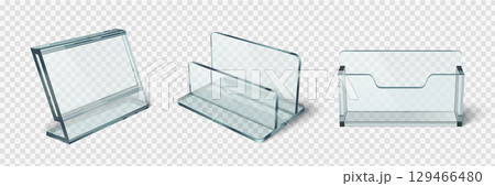 Clear acrylic stand and card holder displays 129466480