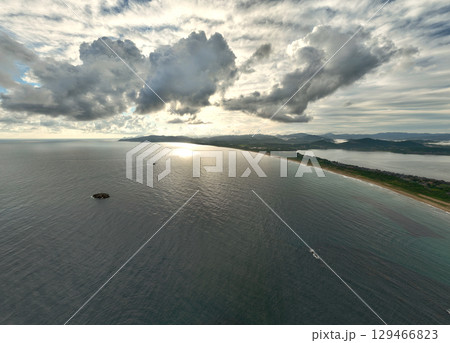 上空からの久美浜全景 上空からの久美浜全景 129466823