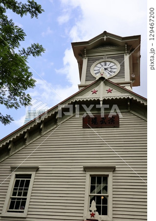 歴史的建造物の札幌時計台 歴史的建造物の札幌時計台 129467200