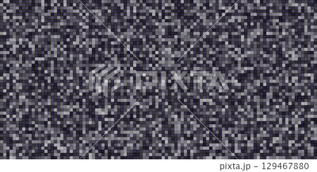Dark pixel mosaic glitch background pixelate noise pattern, censor blur digital camouflage for coding and cybersecurity. Military tech texture for game UI. Vector backdrop Dark pixel mosaic glitch background pixelate noise pattern, censor blur digital camouflage for coding and cybersecurity. Military tech texture for game UI. Vector backdrop 129467880