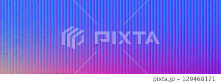 Blue Pink Gradient BG, Vibrant Striped Pattern, Glowing Lines Background, Futuristic Neon Wallpaper. Digital Tech Seamless Texture. Vector backdrop. 129468171