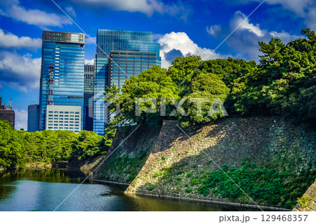 江戸城の石垣 江戸城の石垣 129468357