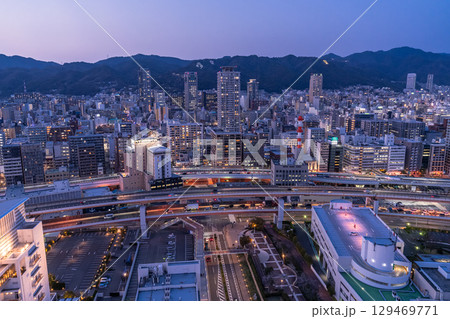 《兵庫県》神戸ベイエリア・都市夜景 《兵庫県》神戸ベイエリア・都市夜景 129469771