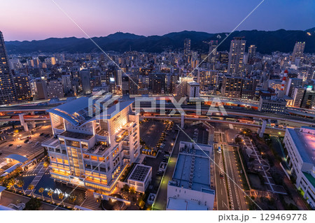 《兵庫県》神戸ベイエリア・都市夜景 《兵庫県》神戸ベイエリア・都市夜景 129469778