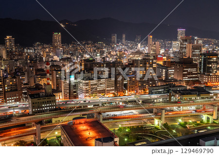 《兵庫県》神戸ベイエリア・都市夜景 《兵庫県》神戸ベイエリア・都市夜景 129469790