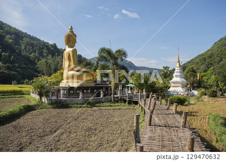 THAILAND PHRAE WAT NA KHU HA BUDDHA THAILAND PHRAE WAT NA KHU HA BUDDHA 129470632