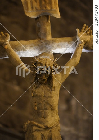 ポーランドの京都クラクフ旧市街地周辺風景 129471793