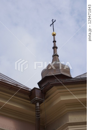 ポーランドの京都クラクフ旧市街地周辺風景 129471843