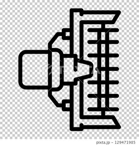 agronomy cultivator trailer icon 129471985