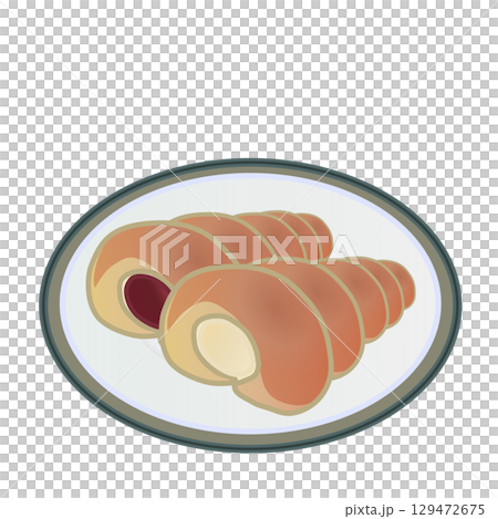 Illustration of a cornet Illustration of a cornet 129472675