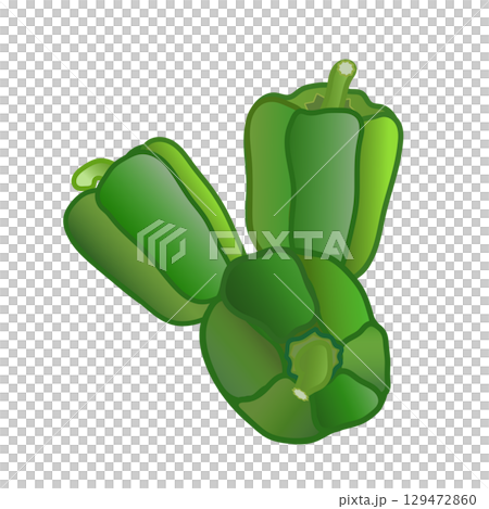 ピーマンのイラスト 129472860