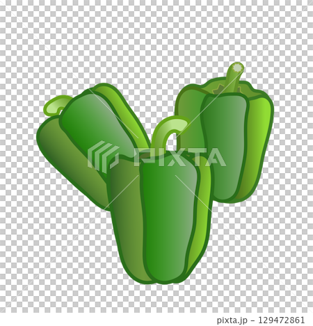 ピーマンのイラスト 129472861