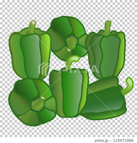 ピーマンのイラスト 129472866
