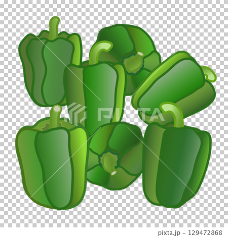 ピーマンのイラスト 129472868