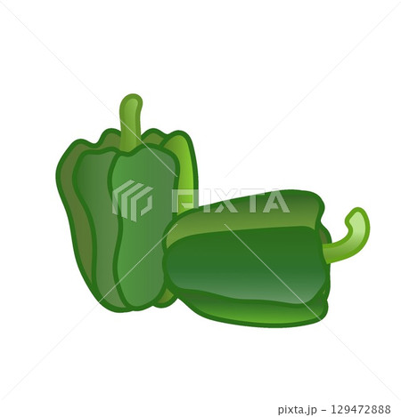 ピーマンのイラスト 129472888