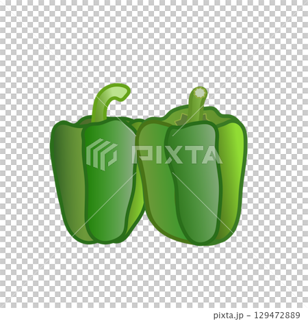 ピーマンのイラスト 129472889