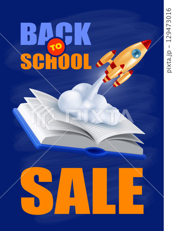 Back to School Sale Banner Template 129473016