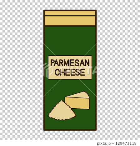 パルメザンチーズのイラスト 129473119