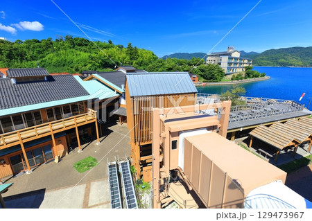 【島根県】快晴の菱浦港（隠岐の島　島前） 129473967