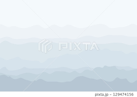 foggy landscape background 129474156