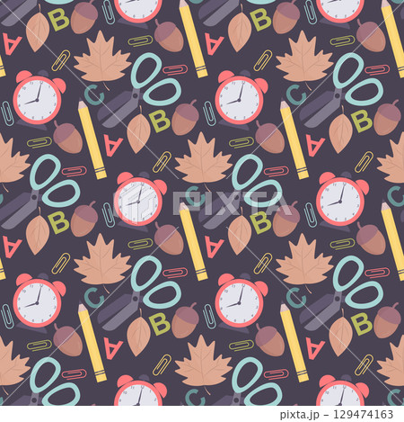 back to school pattern back to school pattern 129474163