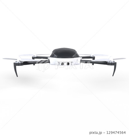 Drone isolated on white Drone isolated on white 129474564