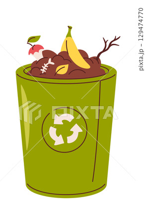 Biodegradable waste recyclable compost basket 129474770