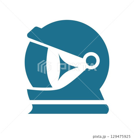 Astronaut logo icon design Astronaut logo icon design 129475925