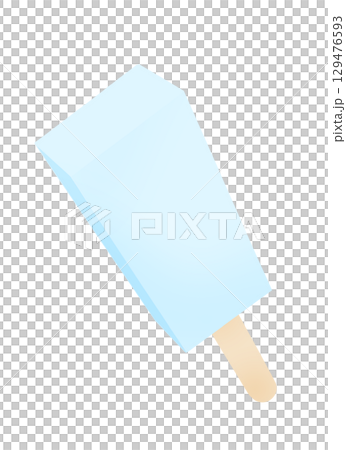 四角い棒アイスのイラスト 129476593