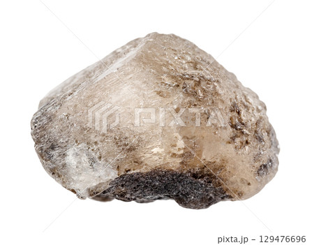 raw phenakite natural mineral cutout on white raw phenakite natural mineral cutout on white 129476696