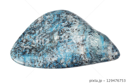 natural tumbled dianite mineral cutout on white natural tumbled dianite mineral cutout on white 129476753