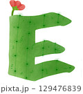 green letters of the alphabet cactus 129476839