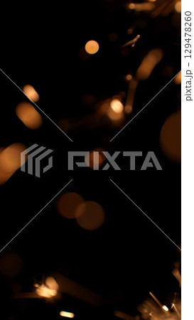 new year sparkler, fireworks. burning sparkler firework. Happy new year and Merry christmas concept. Happy holidays. Abstract blurred of Sparklers for celebration. Magic light. Winter Xmas decoration. 129478260