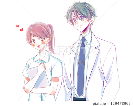 看護師と医者 横並び 恋 看護師と医者 横並び 恋 129478965