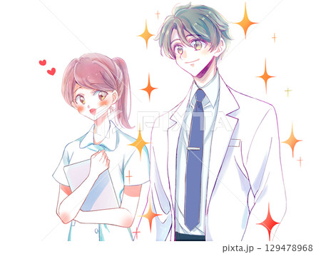 看護師と医者 横並び 恋 看護師と医者 横並び 恋 129478968