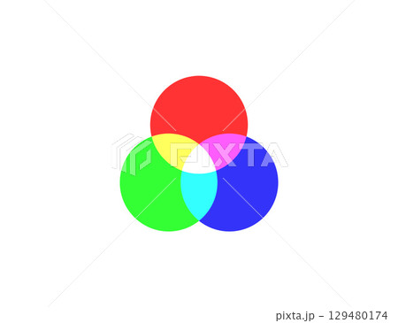 Venn diagram icon. Vector illustration. 129480174
