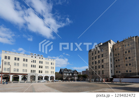 福岡県　北九州市　門司港レトロ　門司港駅前広場 129482472