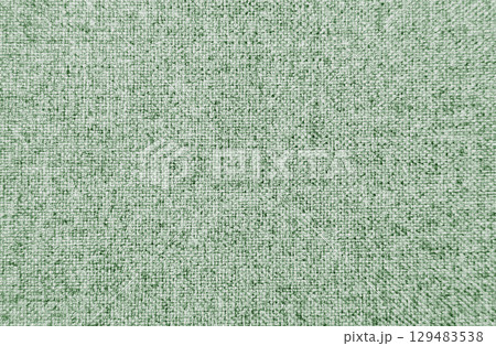 Soft Fabric Texture Background Green color close up 129483538