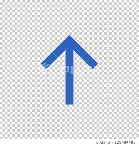 rising blue arrow material 129484495