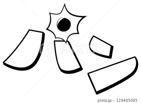 漫画風擬音『パン』 129485085