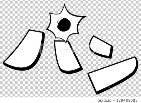 漫画風擬音『パン』 129485085