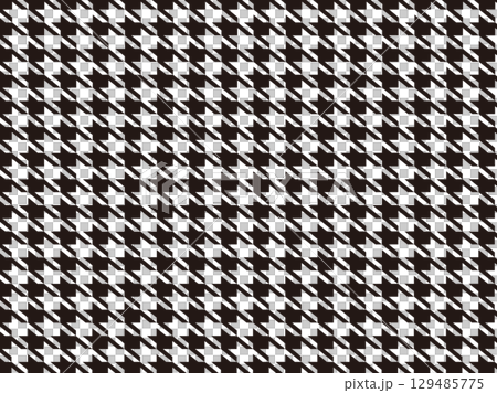 柄　千鳥格子　シルエット素材 129485775