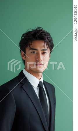 スマートに着こなした若いプロフェッショナル 129486149