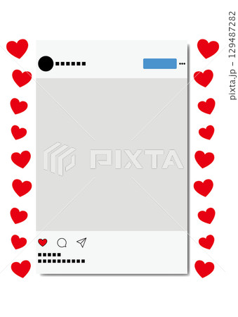 インスタグラム画面 129487282